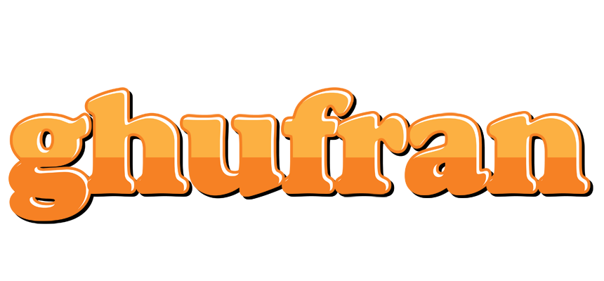 Ghufran orange logo