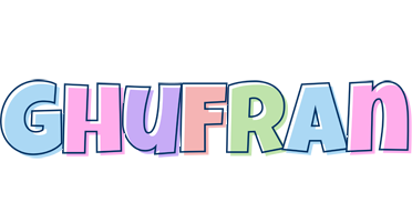 Ghufran pastel logo