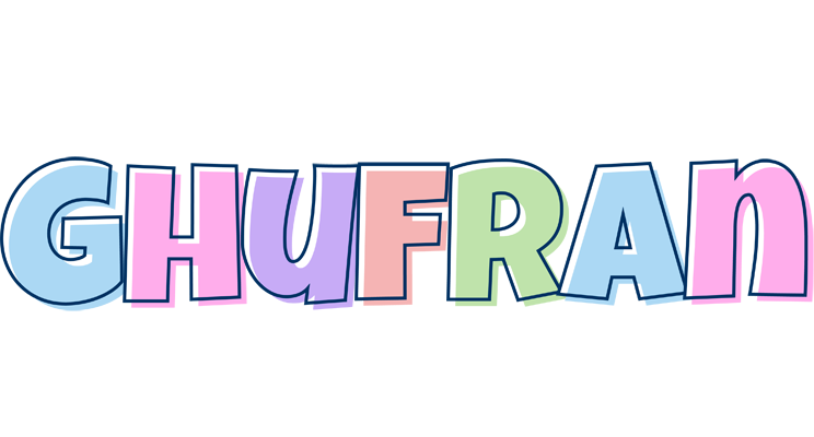 Ghufran pastel logo