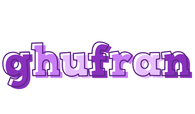 Ghufran sensual logo