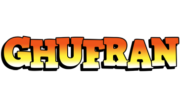 Ghufran sunset logo