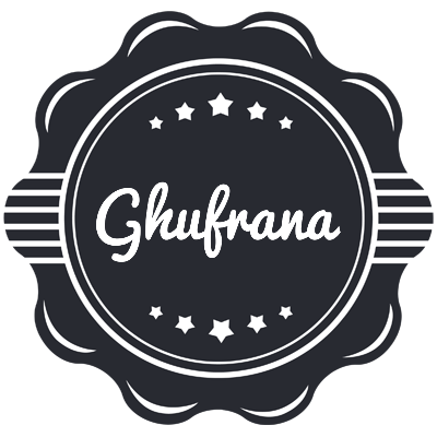 Ghufrana badge logo