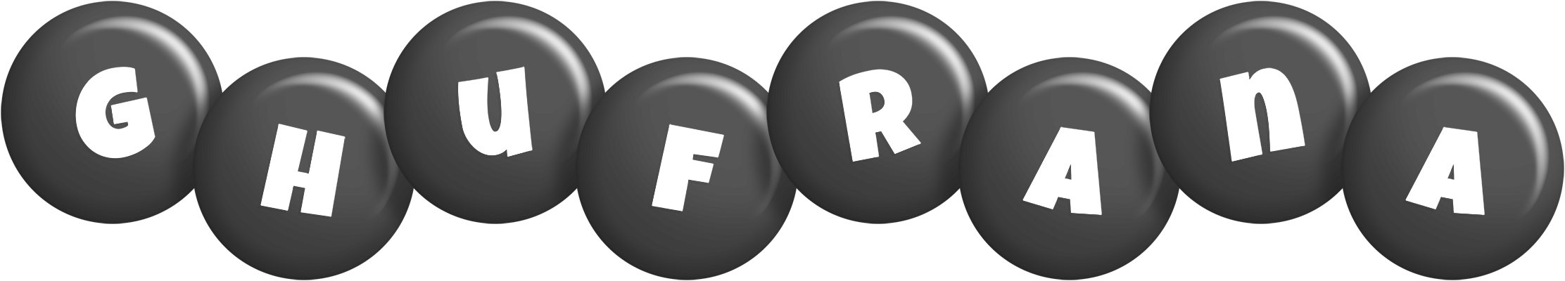 Ghufrana candy-black logo