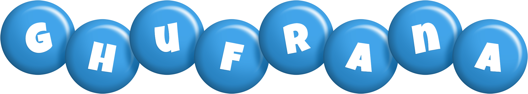 Ghufrana candy-blue logo