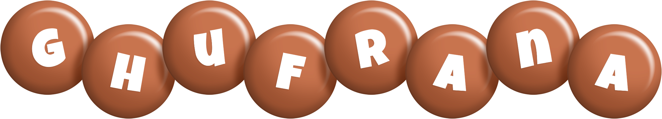 Ghufrana candy-brown logo
