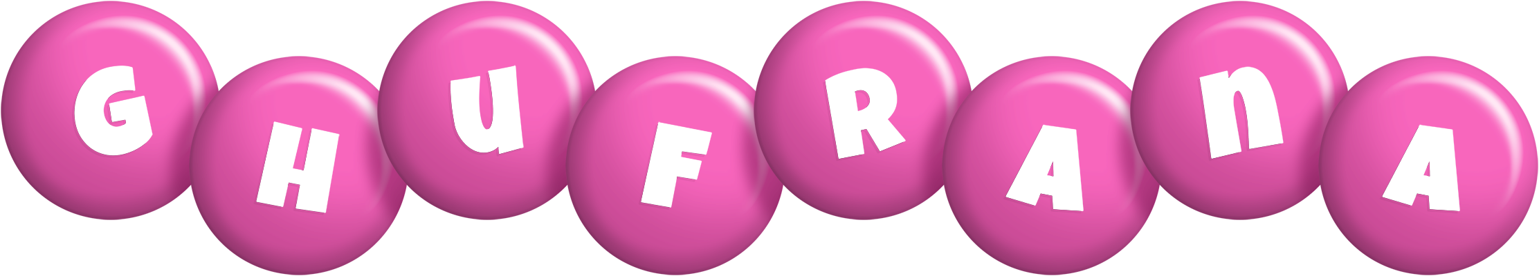 Ghufrana candy-pink logo