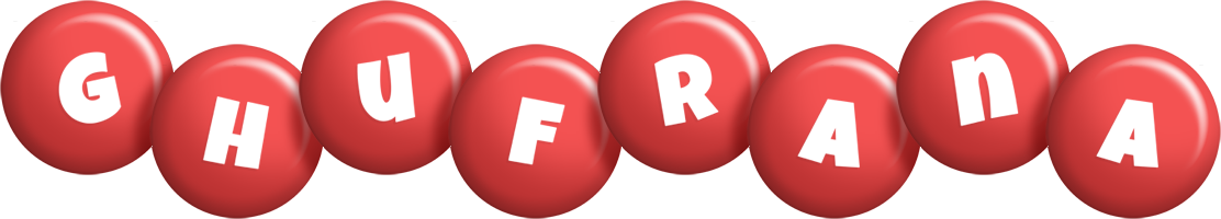 Ghufrana candy-red logo
