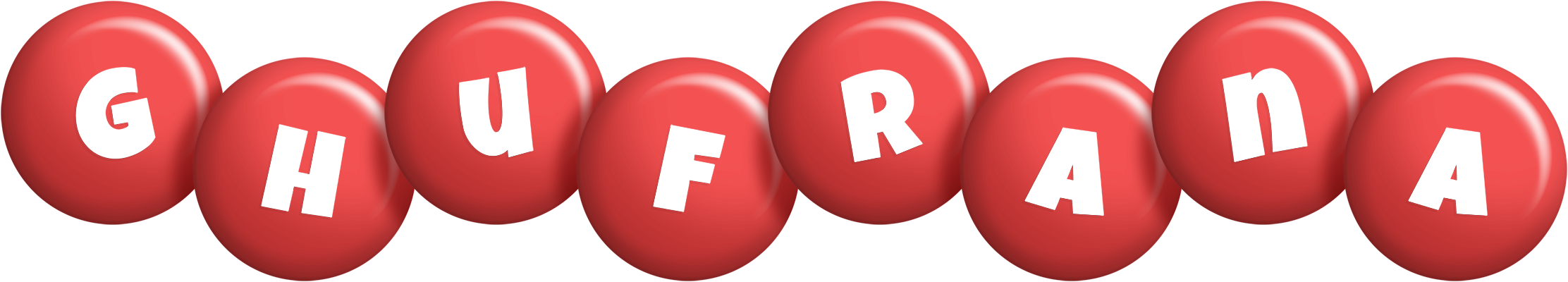 Ghufrana candy-red logo