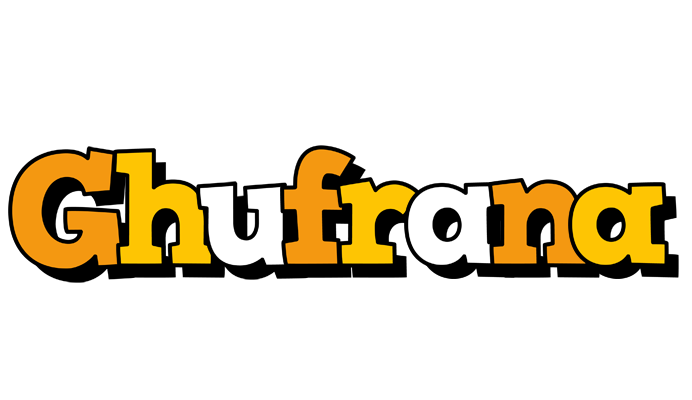 Ghufrana cartoon logo