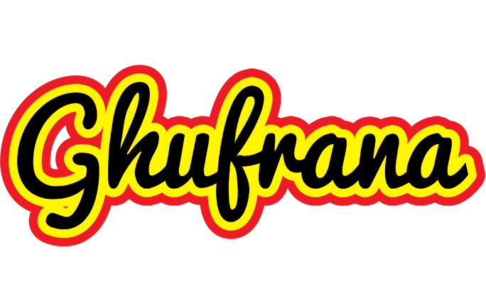 Ghufrana flaming logo