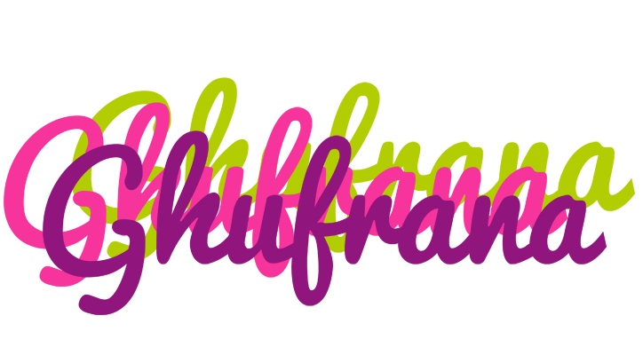 Ghufrana flowers logo