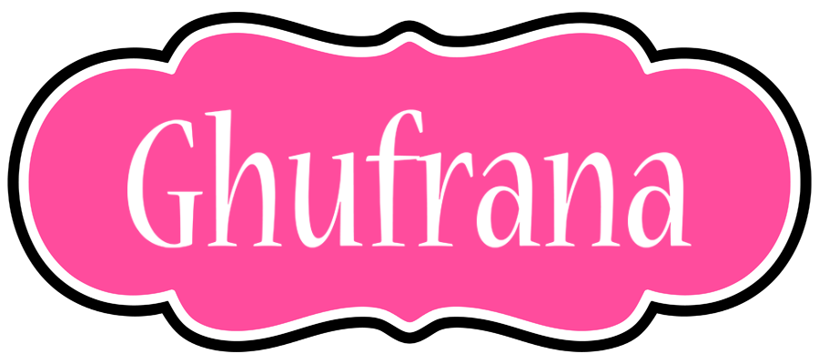 Ghufrana invitation logo