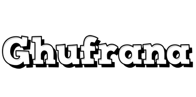 Ghufrana snowing logo