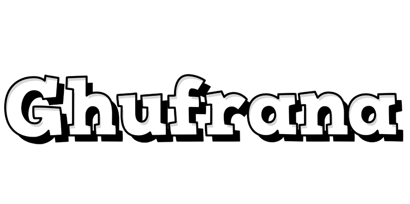 Ghufrana snowing logo