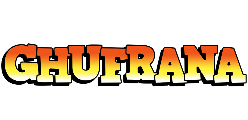 Ghufrana sunset logo