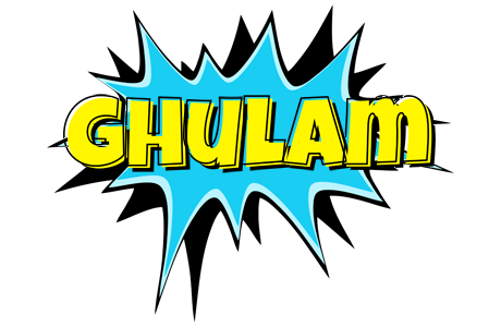 Ghulam amazing logo