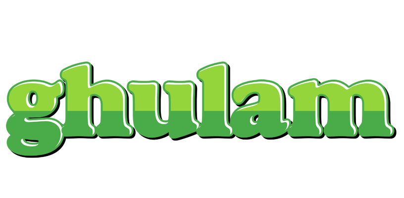 Ghulam apple logo