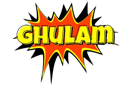 Ghulam bazinga logo