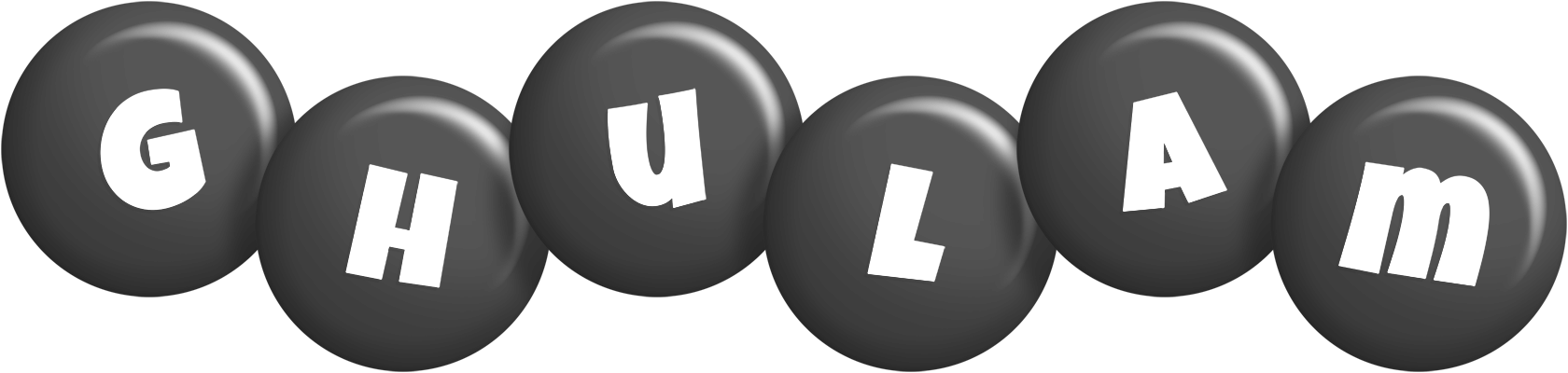 Ghulam candy-black logo