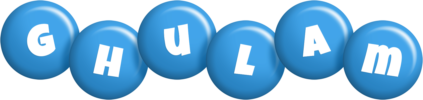 Ghulam candy-blue logo