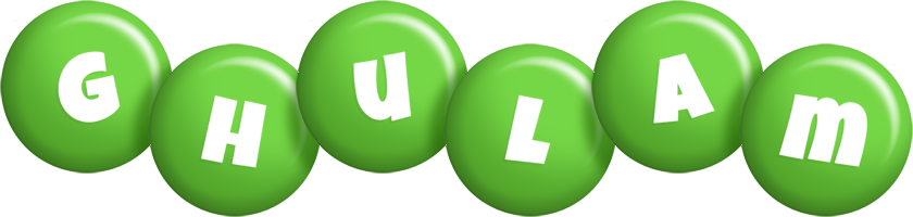 Ghulam candy-green logo