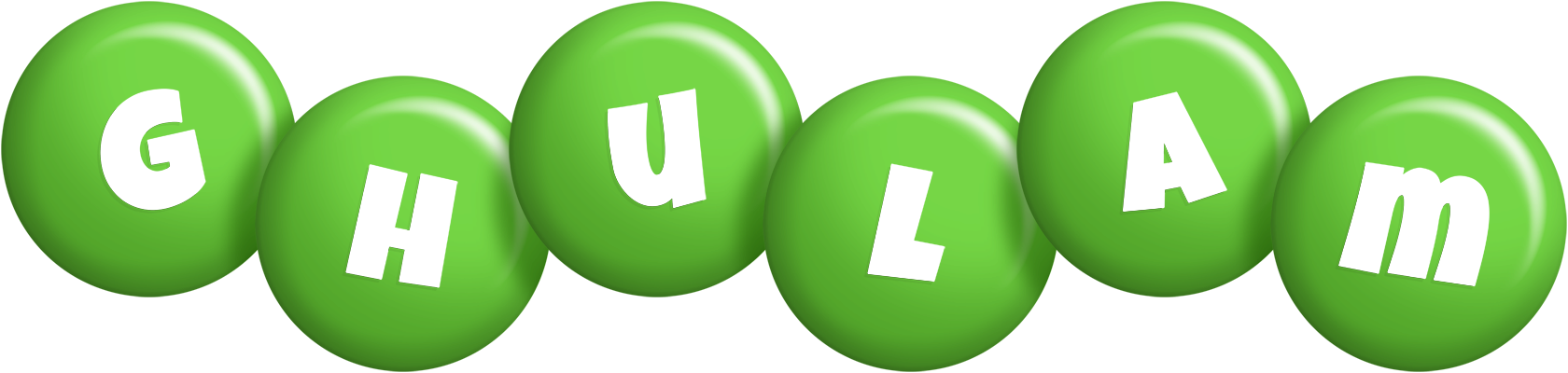 Ghulam candy-green logo