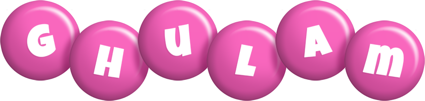 Ghulam candy-pink logo