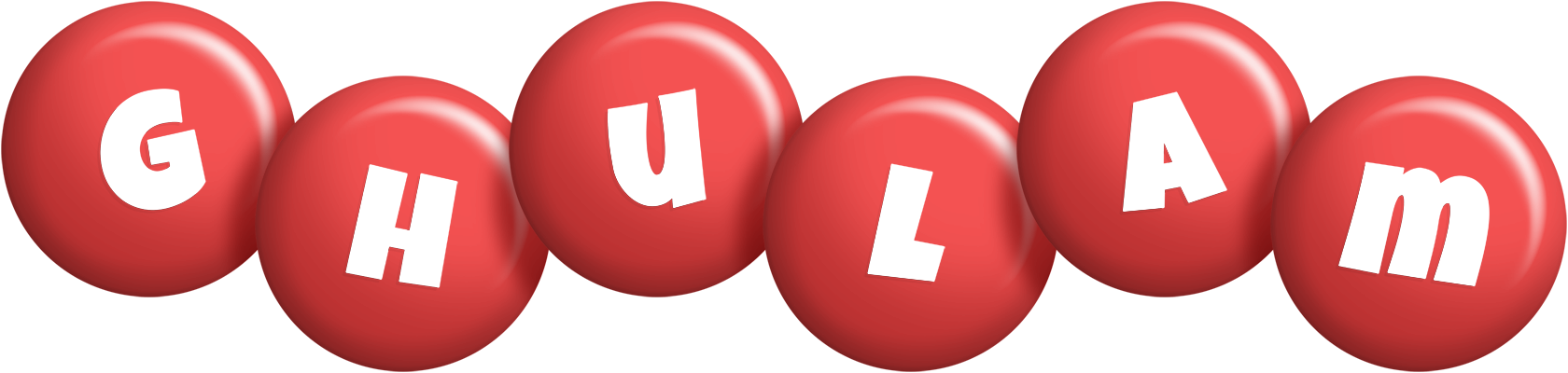 Ghulam candy-red logo