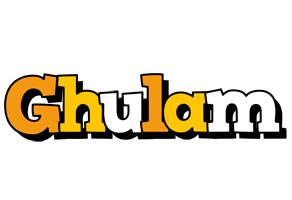 Ghulam cartoon logo