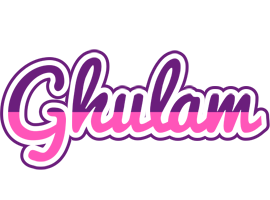 Ghulam cheerful logo