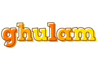 Ghulam desert logo