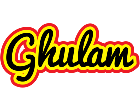 Ghulam flaming logo