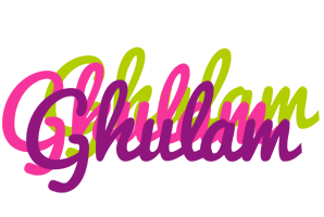 Ghulam flowers logo