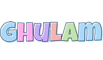 Ghulam pastel logo