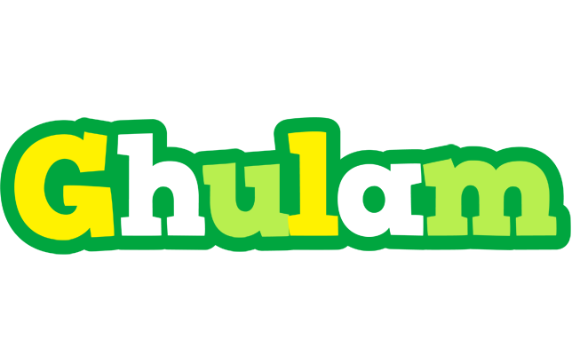 Ghulam soccer logo