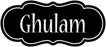 Ghulam welcome logo