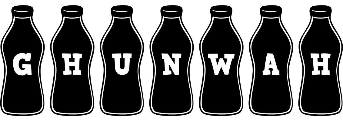 Ghunwah bottle logo