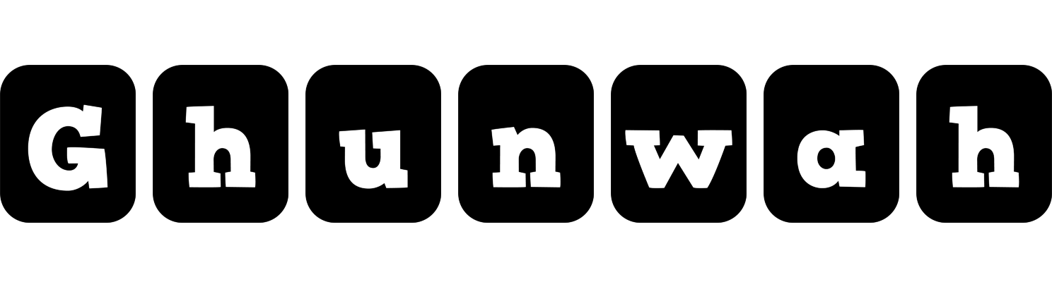 Ghunwah box logo