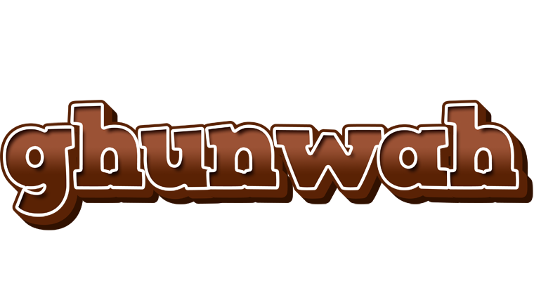 Ghunwah brownie logo