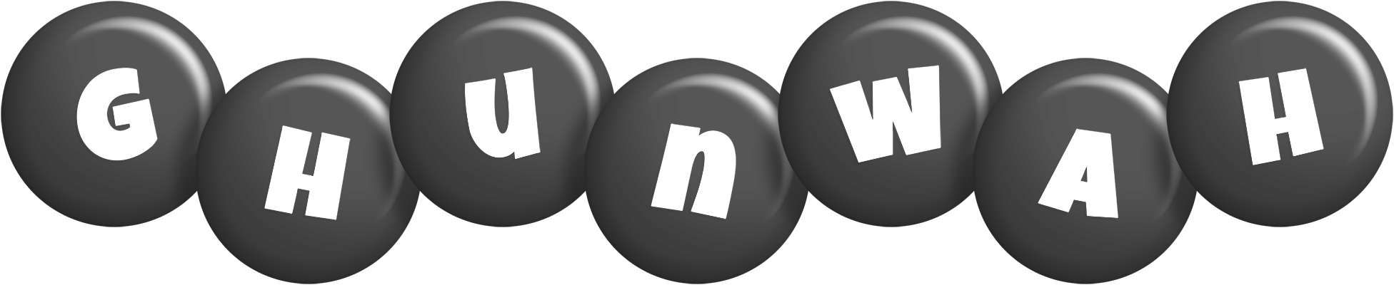 Ghunwah candy-black logo