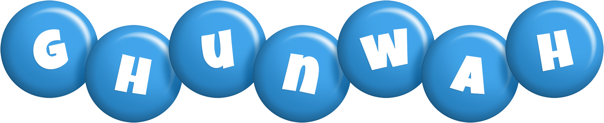 Ghunwah candy-blue logo