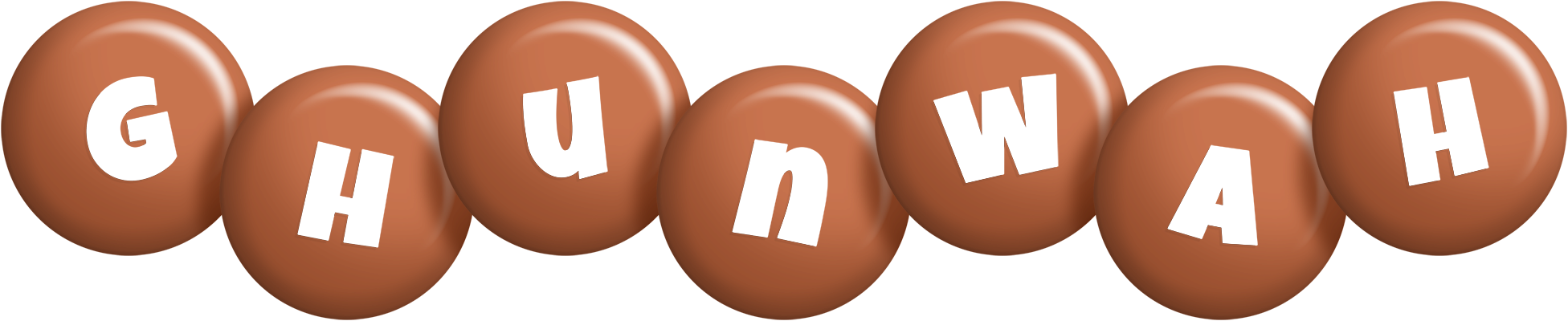Ghunwah candy-brown logo