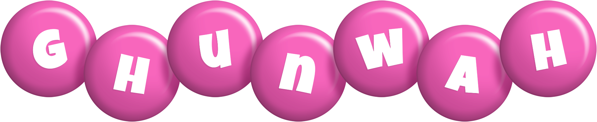 Ghunwah candy-pink logo
