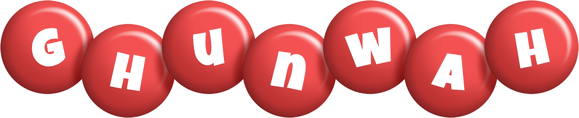 Ghunwah candy-red logo