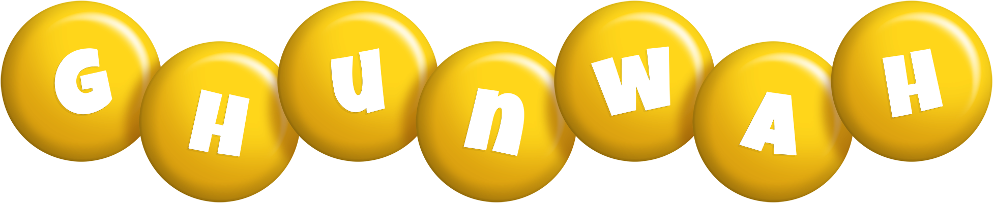 Ghunwah candy-yellow logo
