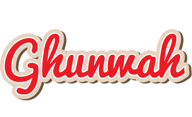 Ghunwah chocolate logo