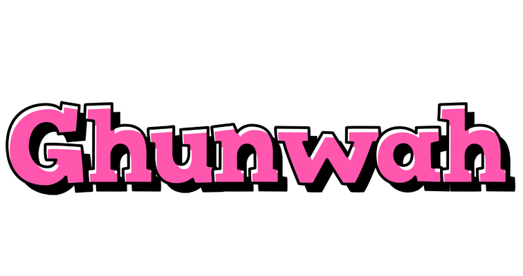 Ghunwah girlish logo
