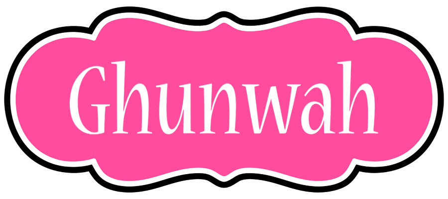 Ghunwah invitation logo