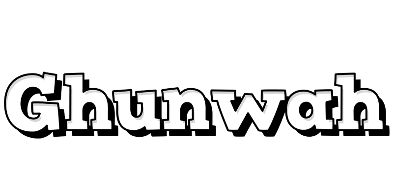 Ghunwah snowing logo