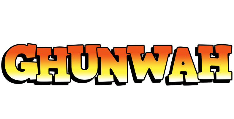 Ghunwah sunset logo